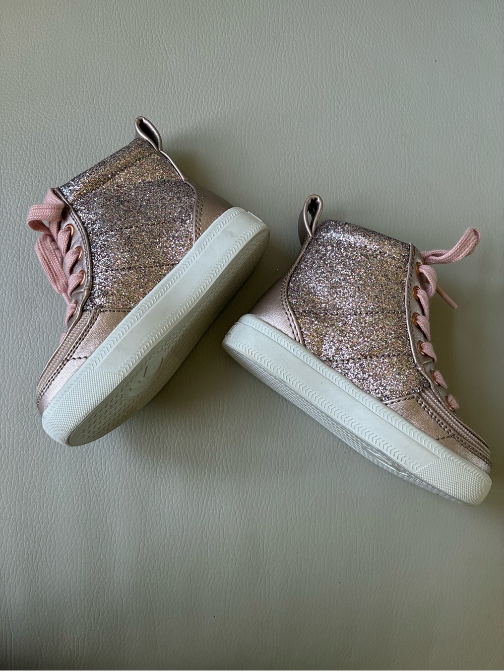 BILLY Footwear Classic Lace High sneakers in the Rose Gold - Picture 7 of 9